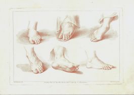 Francesco Bartolozzi RA (1727-1815) - 18th Century Engraving, Feet Studies