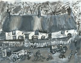 Roy Davey (b.1946) - Contemporary Acrylic, The Mail Van