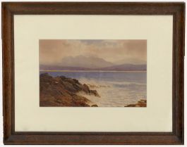 Late 19th Century Watercolour - Crashing Estuary Waves