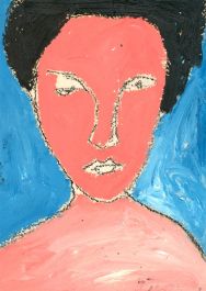 Ben Carrivick - Contemporary Oil, Lady in Blue