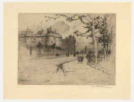 Percy Robertson (1869-1934) - Early 20th Century Etching, Holyrood