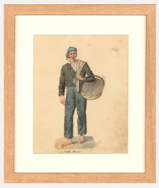Italian School 19th Century Watercolour - Cocciolaro
