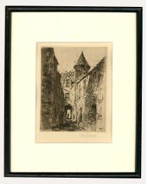 Albert Henry Fullwood (1863-1930) - 20th Century Engraving, Backstreet