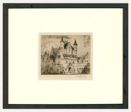 Albert Henry Fullwood (1863-1930) - Early 20th Century Etching, Bruges Street