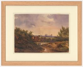 Follower of Simeon Fort (1793-1861) - 19th Century Watercolour, A Country Walk