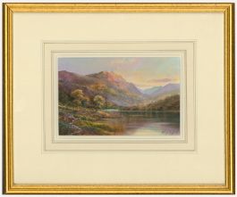 Hilary Schoffield (1958-2007) - Early 20th Century Gouache, A Highland Scene