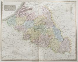 John Thomson (1777-1840) - 1830 Map Engraving, Belgium