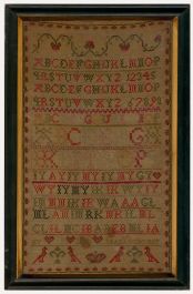 Leah Young - Framed George IV Sampler