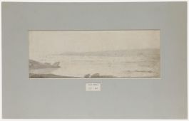 John Varley (1777-1842) - Early 19th Century Watercolour, Hazy Coastal Scene