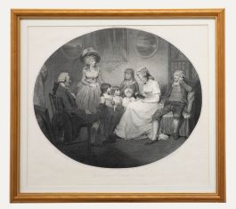 19th Century Engraving - Maternal Instruction