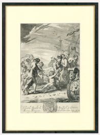 Cornelis van Caukercken (1626-1680) - Framed Engraving, Greek Mythology Scene