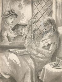 19th Century Watercolour - The Doll
