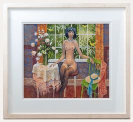 Richard Slater RI  (1927-2023) - Contemporary Watercolour, Contemplation