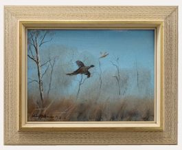 Stanley Ernest Dollimore (1915-2001)  - Mid 20th Century Oil, Autumn Grouse