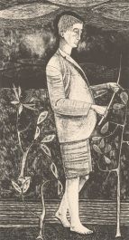 20th Century Lithograph - The Gardener