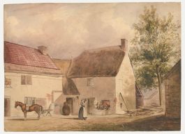 Circle of John Thirtle (1777-1839) - Early 19th Century Watercolour, A Farmyard