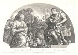 After Cornelis Bloemaer (1603-1692) - Engraving, Scipio's Abstinence