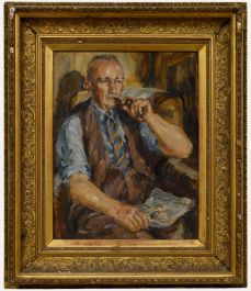 Patricia Tucker - 20th Century Oil, Pipe Smoker