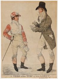 Robert Dighton (1751-1814) - 1806 Etching, A Hero of the Turf & His Agent