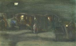 Henry Boddington (1849-1925) - 1904 Watercolour, Gypsy Caravans II