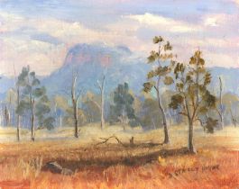 Dorothy Stacey Payne - 20th Century Oil, Mount Keira From Stuart Park