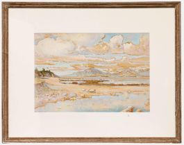E. G. Anthonisz - Framed 1946 Oil, Arran From Kintyre