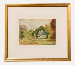 Alfred Henry Hart (1866-1953) - Framed Watercolour, The Garden Arch 