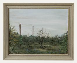 Theo E. - 1990 Oil, Orchard Near the Mine