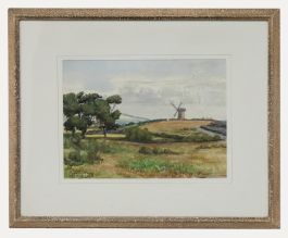 F. Wingman  - 1933 Watercolour, The Old Mill Leamington Spa