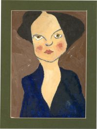 Ben Carrivick - Contemporary Oil, Lady in Blue