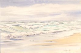 Geoffrey Plant (1939-2000) - 20th Century Watercolour, Expansive Waves
