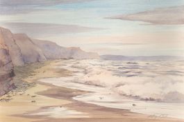 Geoffrey Plant (1939-2000) - 20th Century Watercolour, Towards the Cliffs