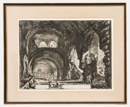 After Giovanni Battista Piranesi - Early 20th Century Etching, Villa of Maecenas