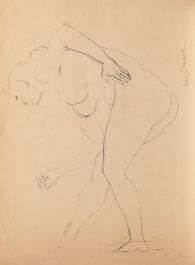 Georges Pacouil (1903-1996) - Mid 20th Century India Ink, The Nude Form