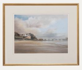 Christopher Stolworthy - Framed Contemporary Pastel, Cromer Beach, Norfolk