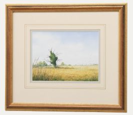 Ken Walton - 20th Century Watercolour, Upper Guist, Norfolk