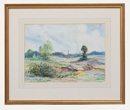 G. H. Gander - Mid 20th Century Watercolour, Leatherhead Church from the Mole