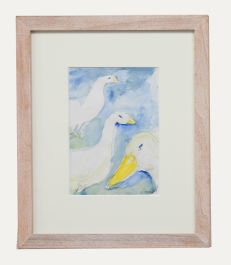 Nan Frankel - Framed Contemporary Watercolour, Geese