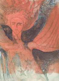 Patricia Johnstone (1944-2023) - 2009 Etching, Red Blue Angel