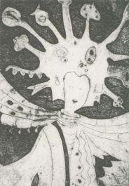 Patricia Johnstone (1944-2023) - Contemporary Etching, Modern Day Queen II