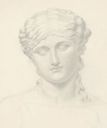 Lorna Bing (1897-1993) - 1915 Graphite Drawing, Classical Sculpture