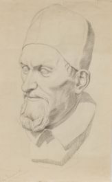 William Kerry - Early 20th Century Graphite Drawing, Pope Innocent X