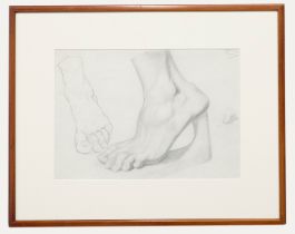 William Kerry - Early 20th Century Graphite Drawing, Gladiator's Left Foot
