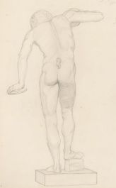 Lorna Bing (1897-1993) - 1915 Graphite Drawing, The Dancing Faun