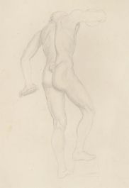 Lorna Bing (1897-1993) - 1920 Graphite Drawing, The Dancing Faun II