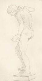 Lorna Bing (1897-1993) - 1915 Graphite Drawing, The Dancing Faun III