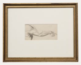 Framed 19th Century Watercolour - Anatomical Study of an Arm