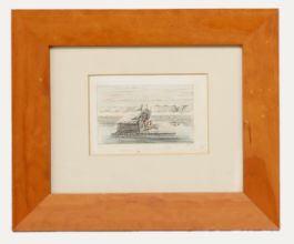 J. G. Harlay - 19th Century Engraving, Passage of a Wet Ditch