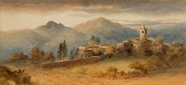 James A. Shearman (1833-1922) - Framed Late 19th Century Watercolour, Cutigliano