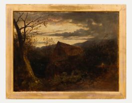 R. Daney - Framed Late 19th Century Oil, The Old Watermill